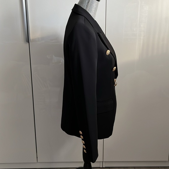 Women’s Classic Tailored Double Breast Blazer Gold Button, Size XL - Picture 3 of 12